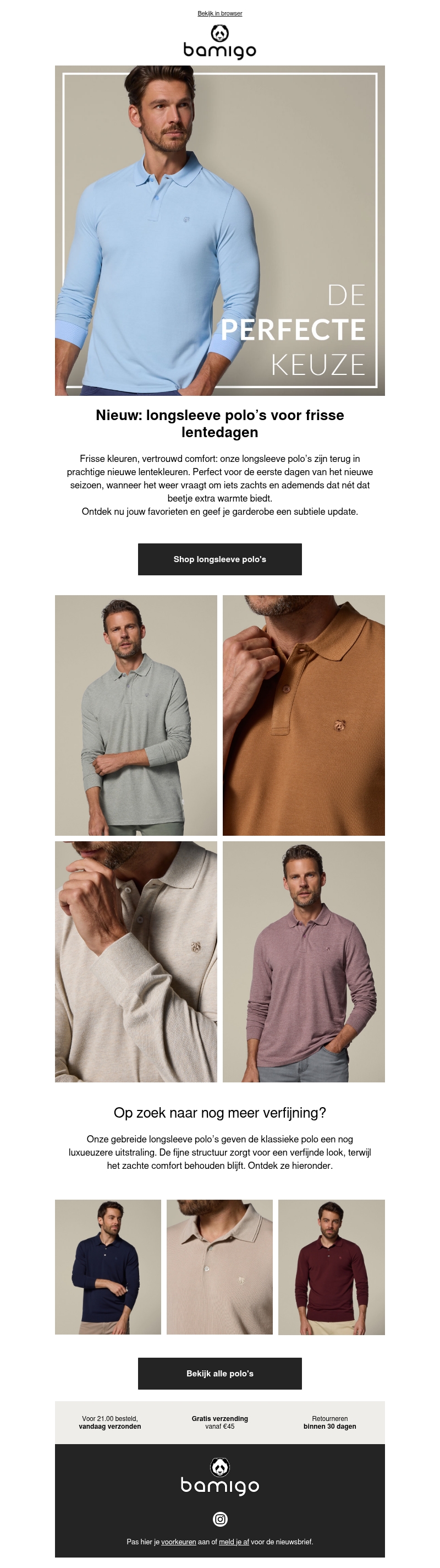 Nieuwe polo's met lange mouwen Nieuwe polo's met lange mouwen