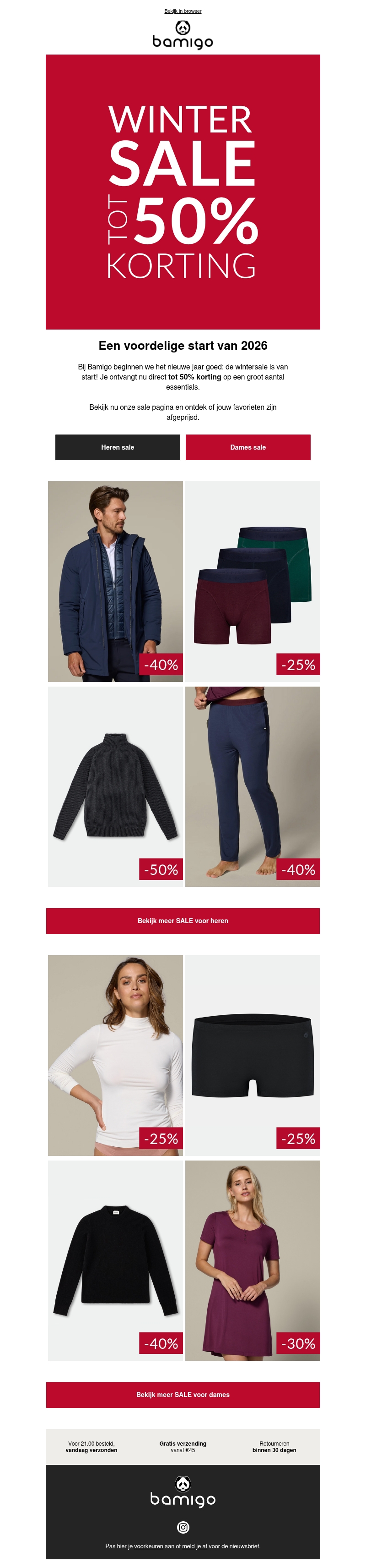 De wintersale is van start ❄️ De wintersale is van start ❄️