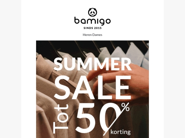 Tot 50% korting op polo's en T-shirts