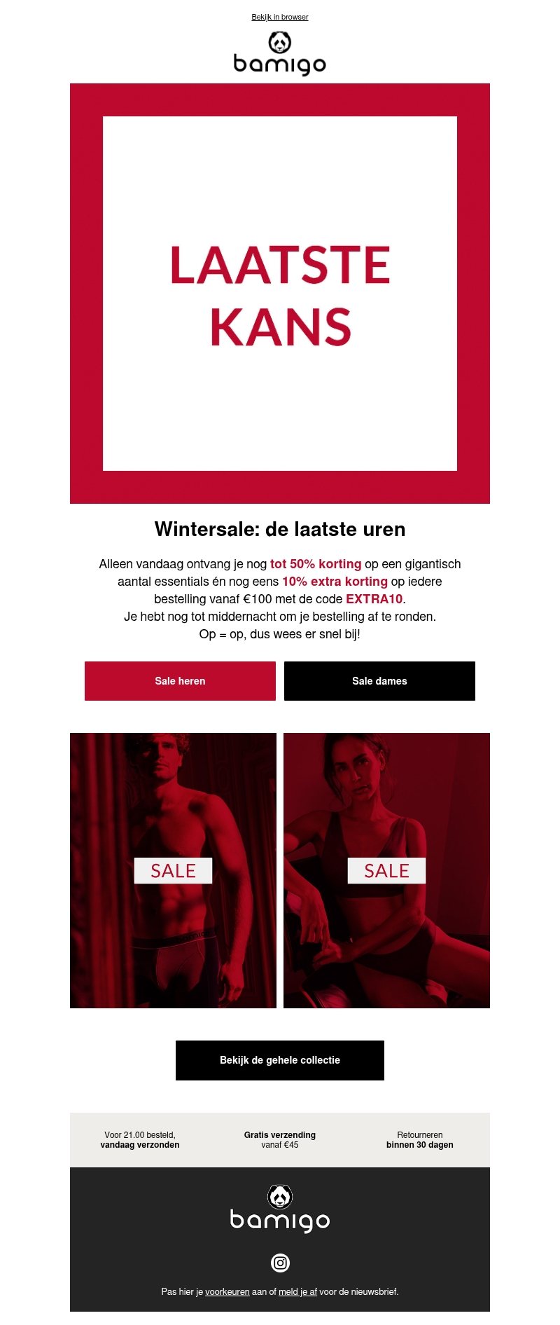 ❗️ Wintersale eindigt vandaag ❗️ Wintersale eindigt vandaag