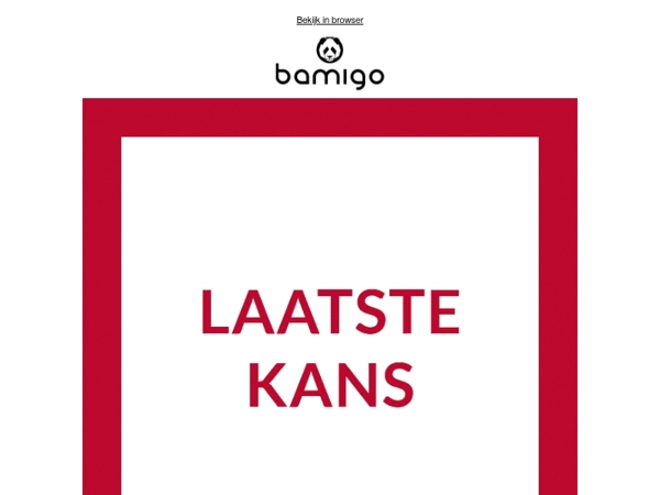 ❗️ Wintersale eindigt vandaag