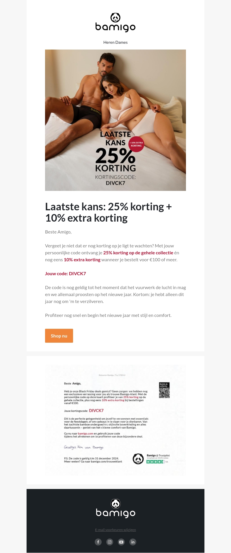 Jouw 25% kortingscode verloopt bijna Jouw 25% kortingscode verloopt bijna