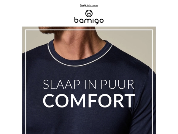 Gloednieuwe nachtmode voor heren