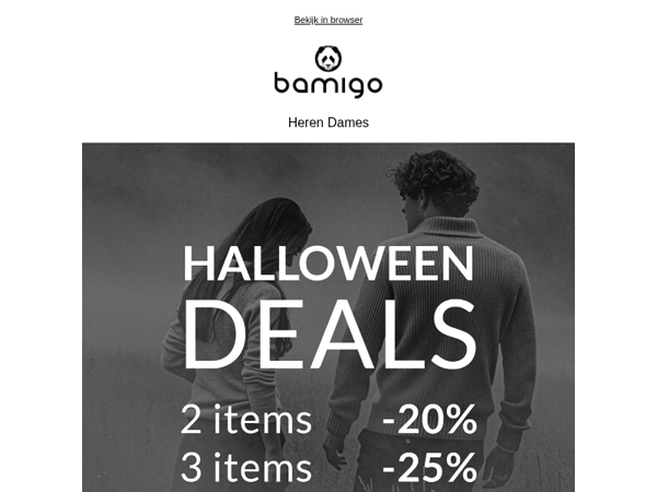 Schrik niet: tot 30% Halloweenkorting 🎃