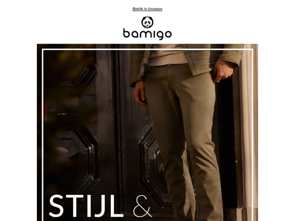 Amigo, bekijk onze nieuwe broeken als eerste