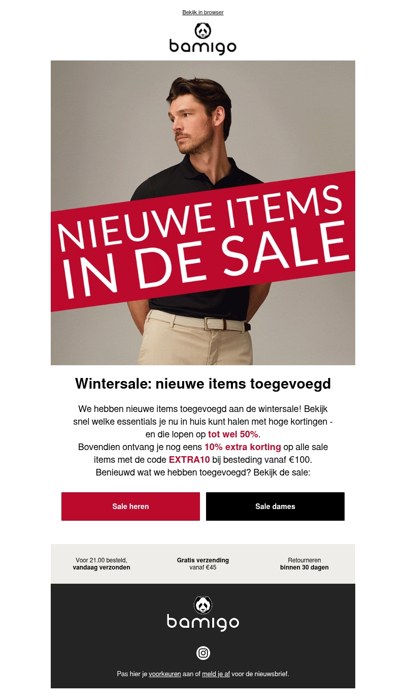 Nieuwe items in de sale Nieuwe items in de sale