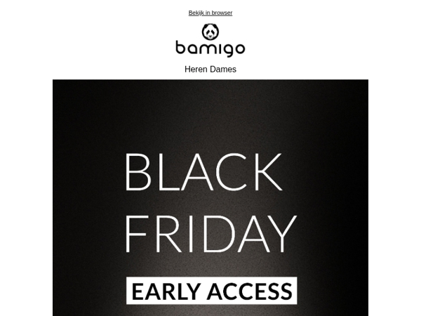 ◼️ Early access: Black Friday deals