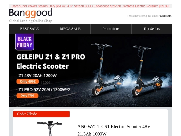 [Cyber Outdoor & Tool Sale New Arrival🛴] GELEIPU Z1 & Z1 PRO Electric Scooter Only 499€ & 779€！ENJOYWOOD Precision Line Scriber $18.99!