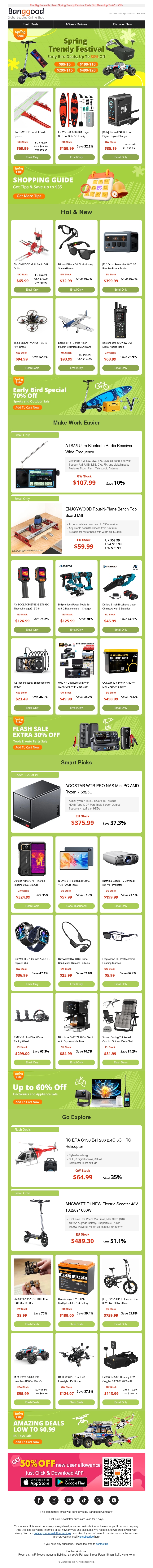 Spring Into Savings: Parallel Guide System $69.99, 1024Wh Portable Power Station 40% OFF Spring Into Savings: Parallel Guide System $69.99, 1024Wh Portable Power Station 40% OFF