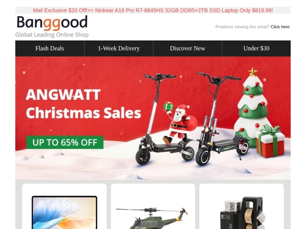 [Christmas Sale Coming🔥!]  Wood Rowing Machine Only $174.99! Hcalory HBS1S Diesel Heater $94.99! ANGWATT F1 Scooter $489.30!
