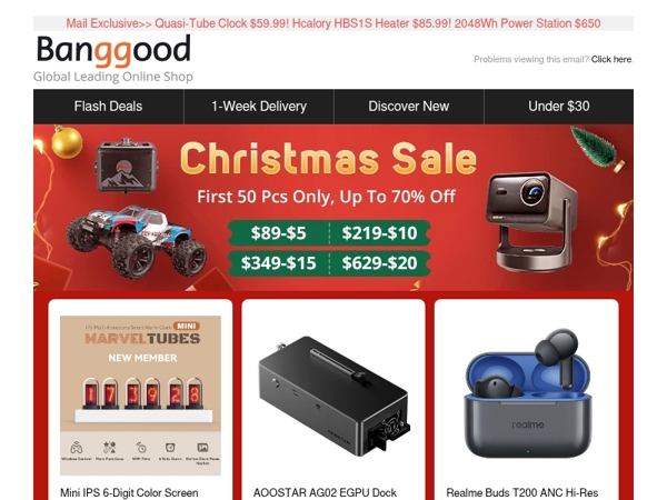 [Christmas Mail Exclusive Sale🎄!] 10KG 3D Printer Filament Only $74.99! Realme ANC TWS Earbuds Only $22.99! Enjoy It Now!