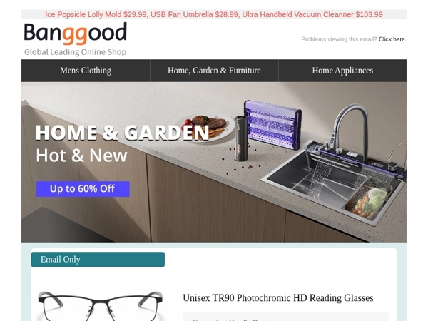 [Summer Big Sales] HD Reading Glasses Only $8.99, Home & Garden Hot & New Up to 60% Off.