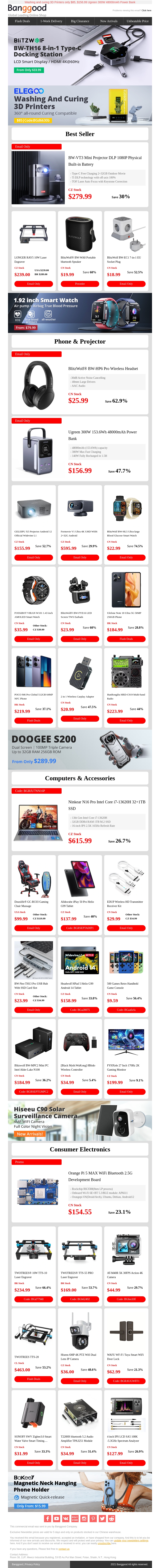 π₯BW-TH16 Type-C Docking Station From Only $33.99, $25.99 BlitzWolf BW-HP6 Pro Wireless Headset. π₯BW-TH16 Type-C Docking Station From Only $33.99, $25.99 BlitzWolf BW-HP6 Pro Wireless Headset.