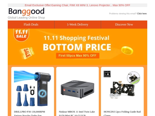 💥 [First 50pcs Grab the Bottom Price] $17.99 130,000RPM Turbo Fan, $11.99 500X Microscope 💥