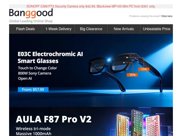 [Hurry! CES Savings] MLite-880 SDR Radio from $219.99, AI Smart Glasses from $57.99.