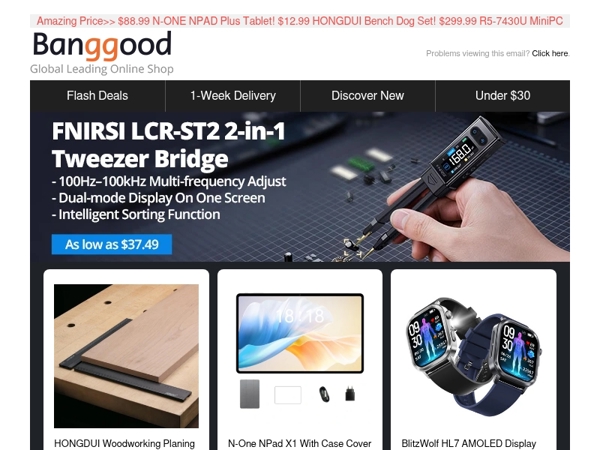 [Discount Upgrade!] Hottest Hcalory HBH1S $92.99! Blitzwolf HL7 AMOLED Smart Watch $39.99! 48H Limited!