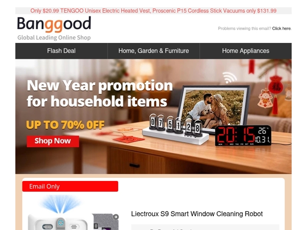 [New Year Discount] Liectroux S9 Smart Window Cleaning Robot only $173.99 Bominfit Foldable Fitness Trampoline only $99.99 >>