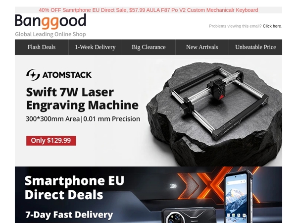 [Electronics Hot] $122.99 N-One NPad X1 Tablet PC, ATOMSTACK Swift Laser Engraver Only $129.99! Grab Now>>