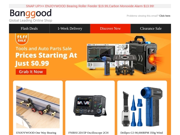 [11.11 DIY Tools & Auto Sale Start!🪚🔧] Only From $0.99! Drillpro G3 90,000RPM Turbo Fan Only $31.99! MUSTOOL Thermal Imager $166.99!