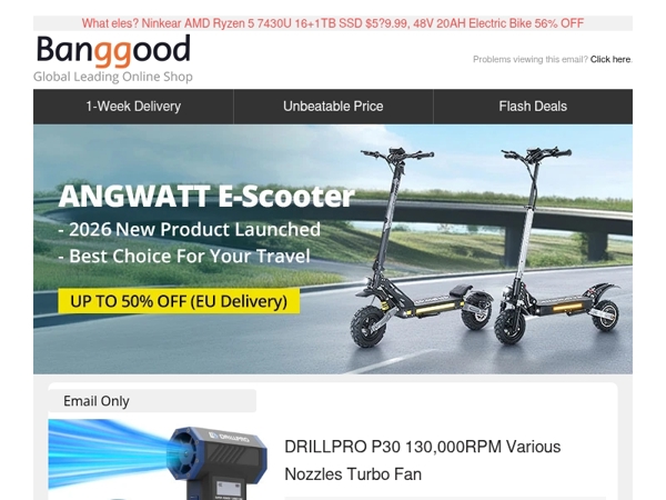 You gotta love this! 130,000RPM Turbo Fan $16.99, Warm Electric Heated Vest $20.99