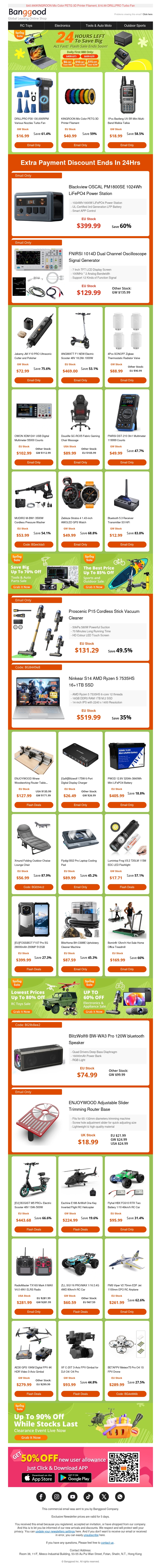 🔥Last 24 Hrs for Extra $35 OFF Payment Discout! $399.99 Blackview OSCAL LiFePO4 Power Station >> 🔥Last 24 Hrs for Extra $35 OFF Payment Discout! $399.99 Blackview OSCAL LiFePO4 Power Station >>