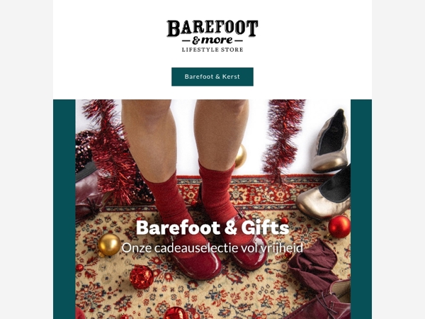 Barefoot & Gifts - Vrijheid onder de kerstboom