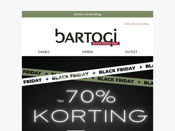 Black Friday is HERE! Scoor tot 70% korting! 🎉