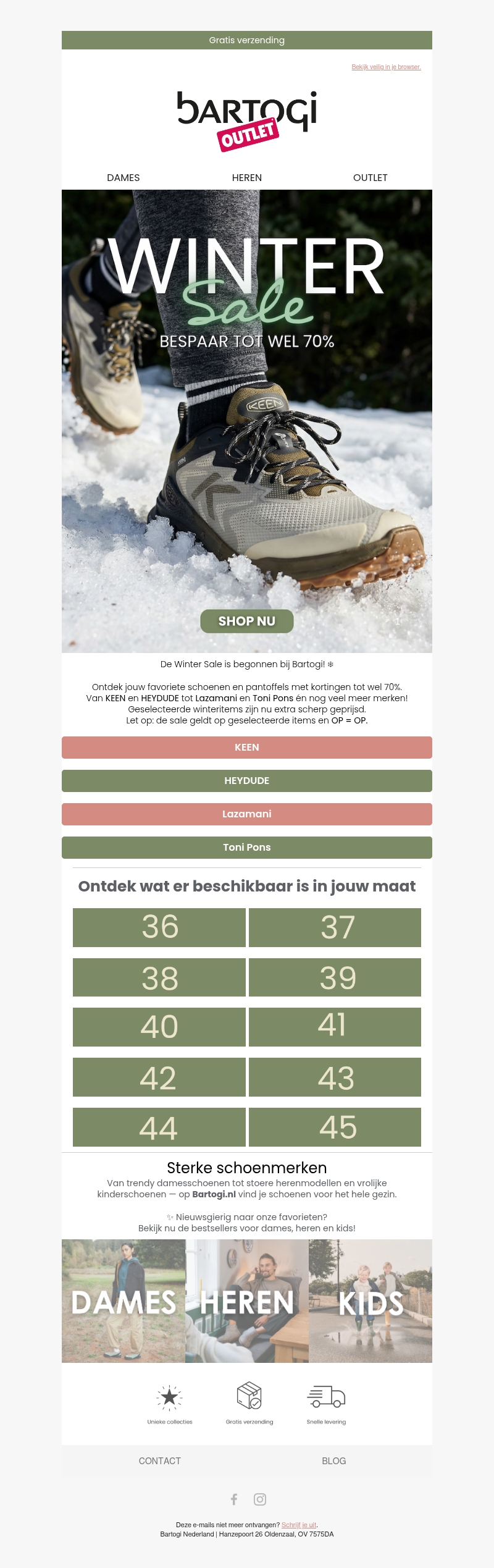 Winter Sale is live ❄️ Tot 70% korting Winter Sale is live ❄️ Tot 70% korting