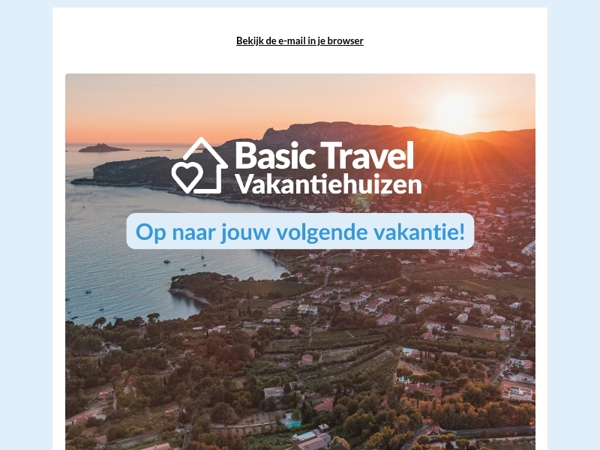 Op naar jouw volgende vakantie!🚗🏡☀️