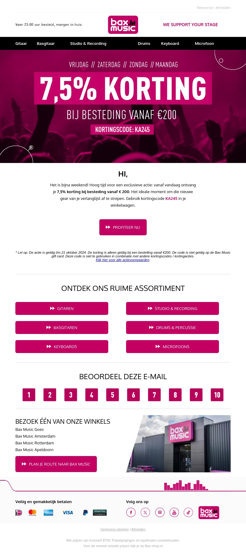 ✉ Open nu voor korting ✉ Open nu voor korting