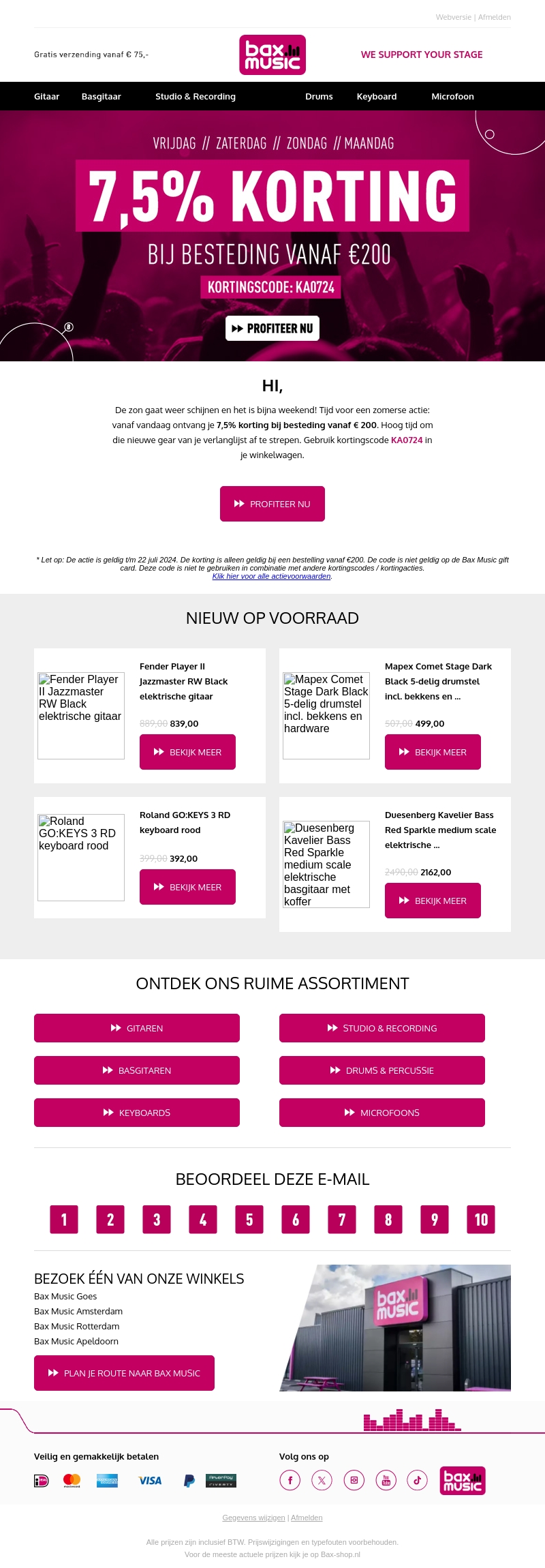 ✉ Open nu voor korting ✉ Open nu voor korting