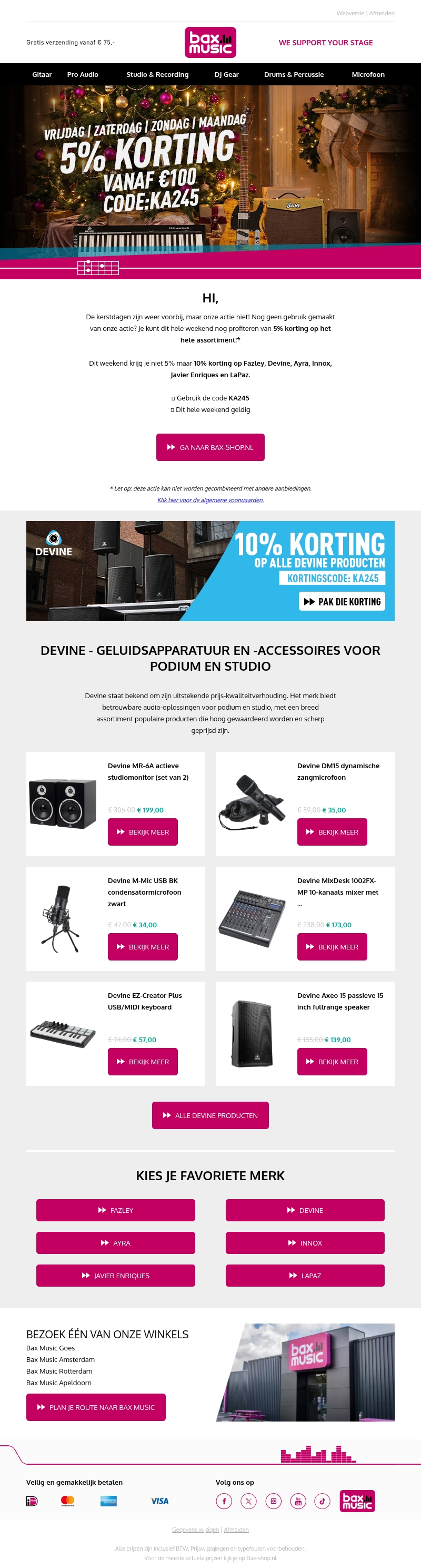 π Gebruik de code KA245 π Gebruik de code KA245