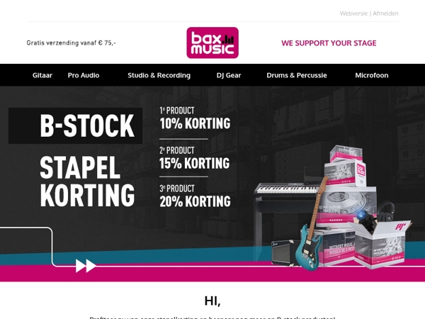 (stapel)korting 🔥