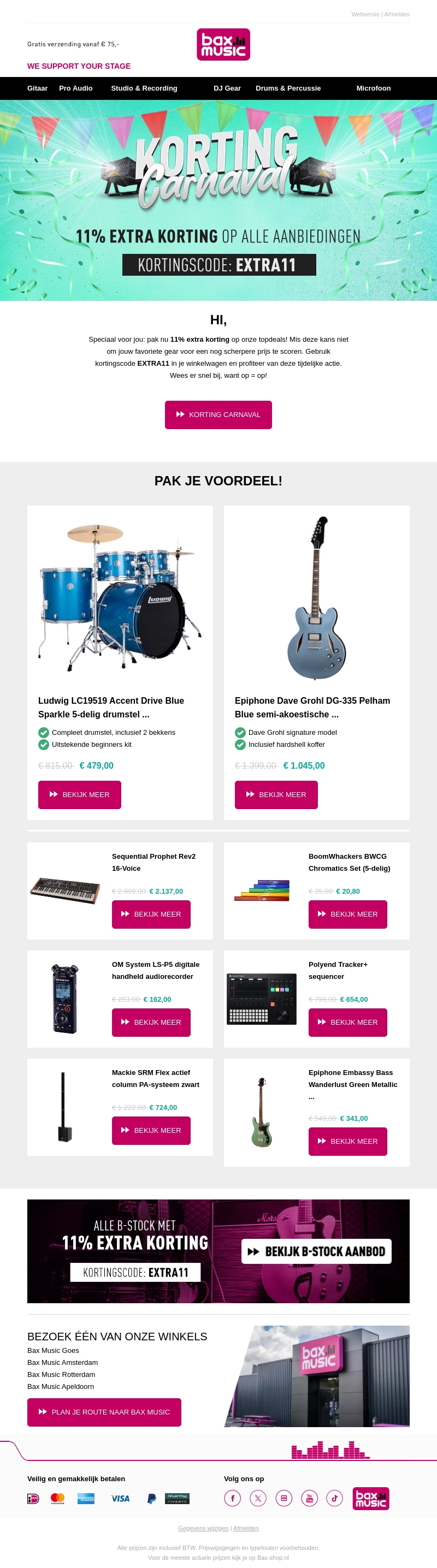 In polonaise naar 11% korting! π In polonaise naar 11% korting! π