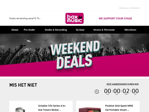 Alleen dit weekend: knallende deals 🔥