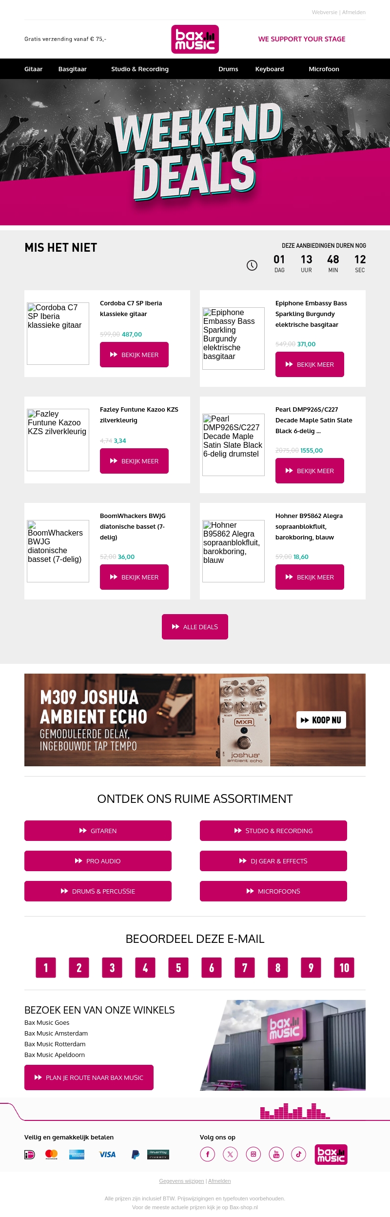 Een voordelig begin van het weekend Een voordelig begin van het weekend