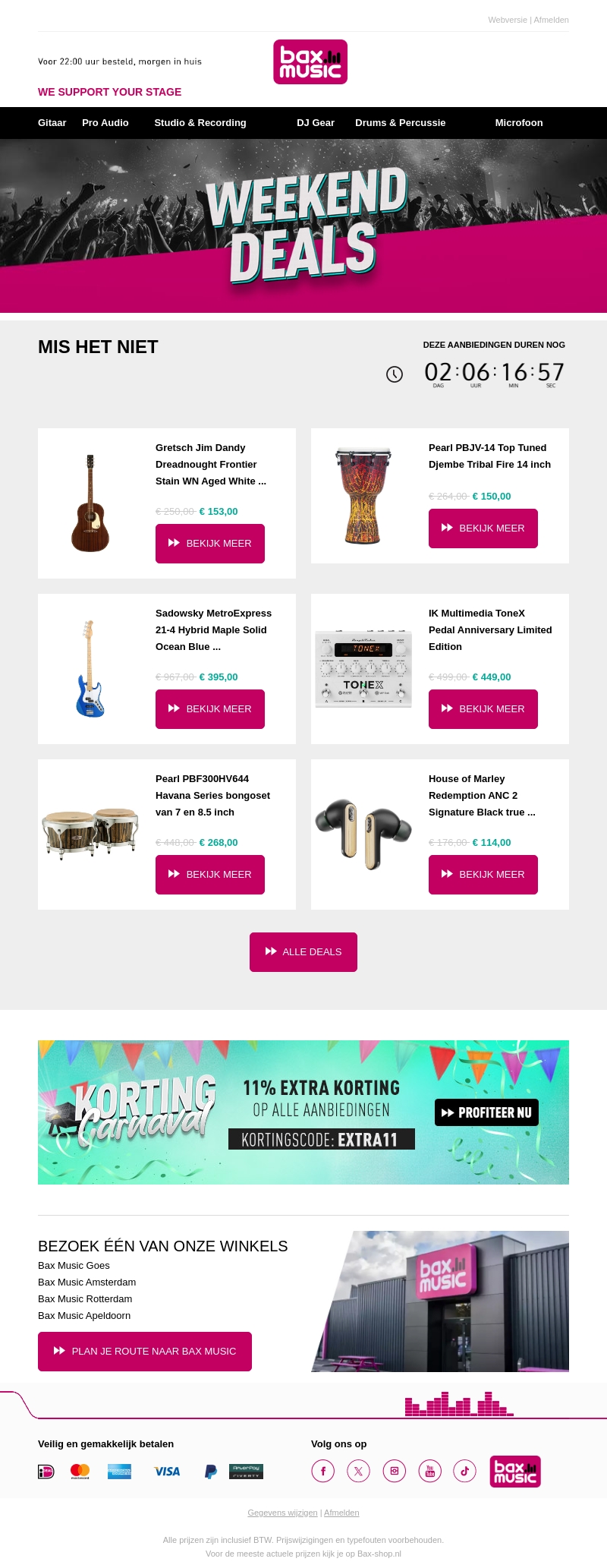 Een voordelig begin van het weekend Een voordelig begin van het weekend