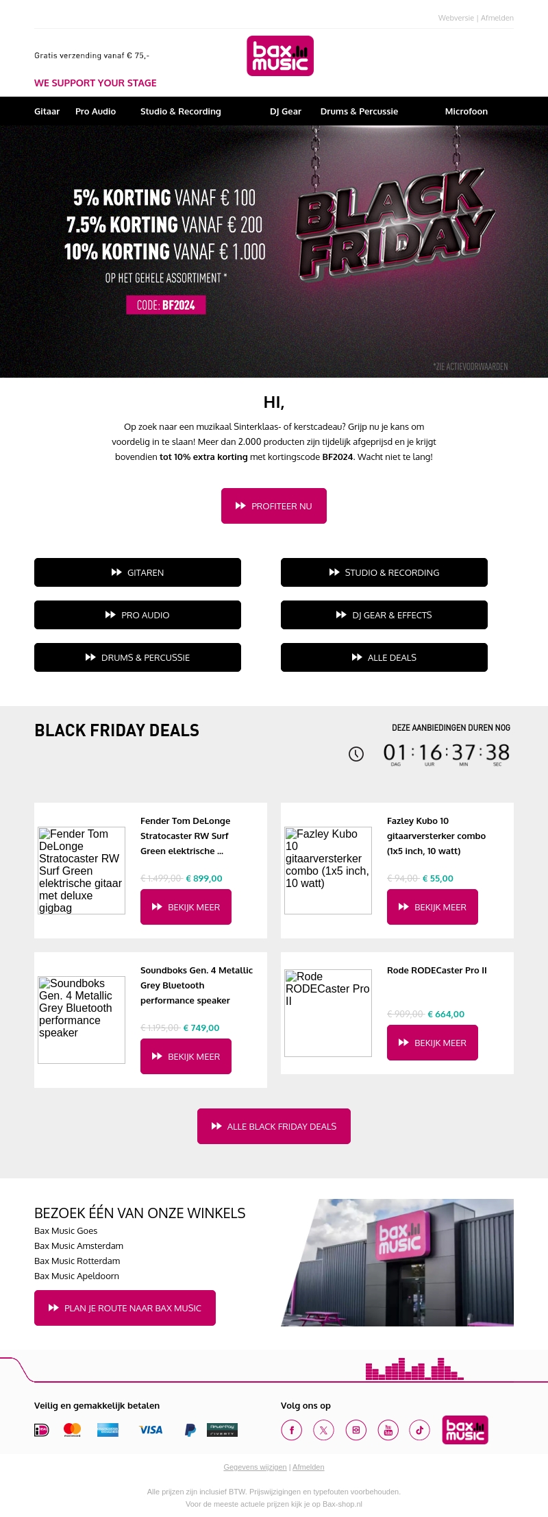 Tijdelijke prijsverlaging op meer dan 2.000 producten Tijdelijke prijsverlaging op meer dan 2.000 producten