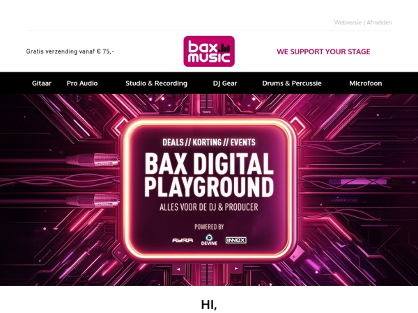 Digital Playground 🎧 alles voor de DJ & Producer