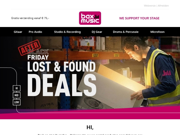 ⚡ Bekijk onze Lost & Found deals!