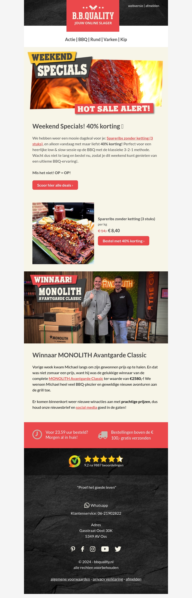 40% korting | Spareribs zonder ketting🔥! 40% korting | Spareribs zonder ketting🔥!