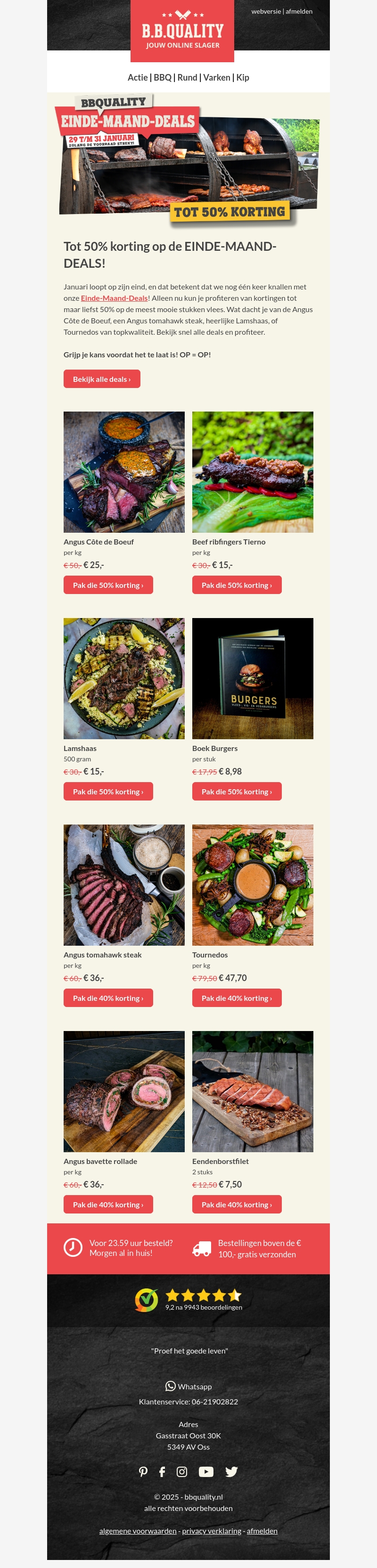 Tot 50% korting op de EINDE-MAAND-DEALS! Tot 50% korting op de EINDE-MAAND-DEALS!