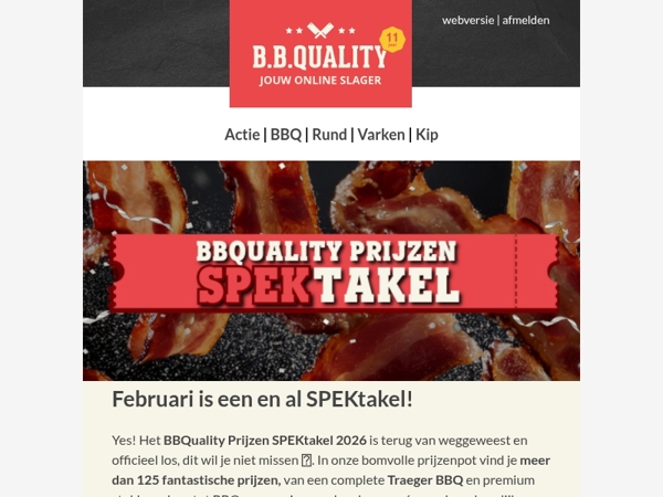 Het BBQuality prijzen SPEKtakel is begonnen🎉