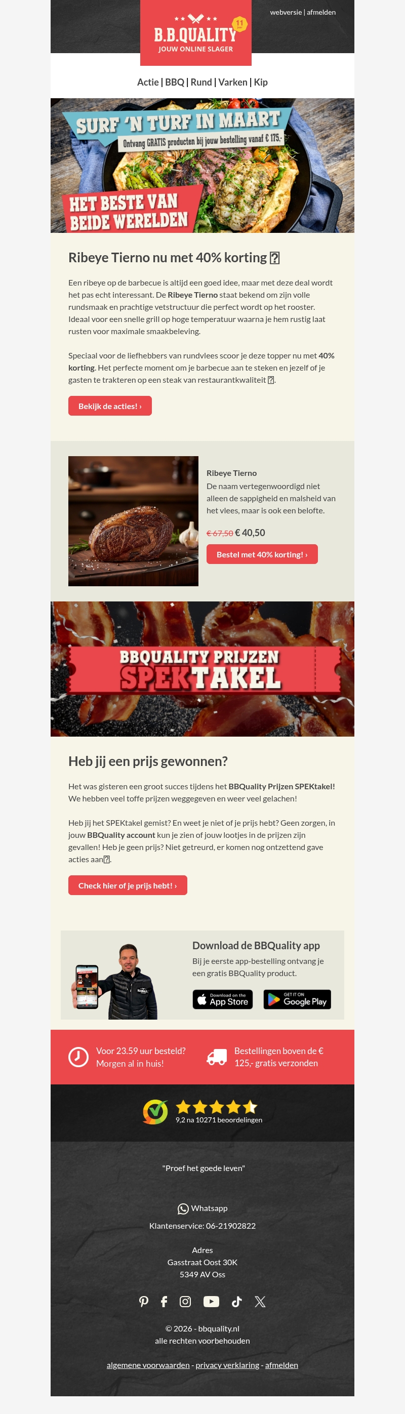 Ribeye Tierno met 40% korting🔥 Ribeye Tierno met 40% korting🔥