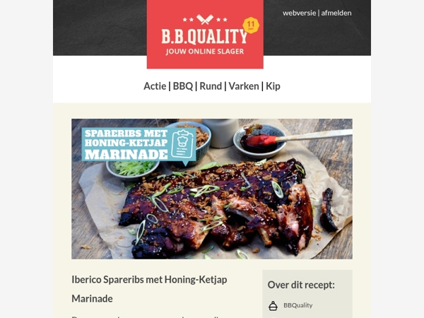 Pak 40% korting op Iberico Spareribs🔥