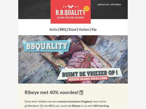 Ribeye met 40% voordeel🥩🔥!