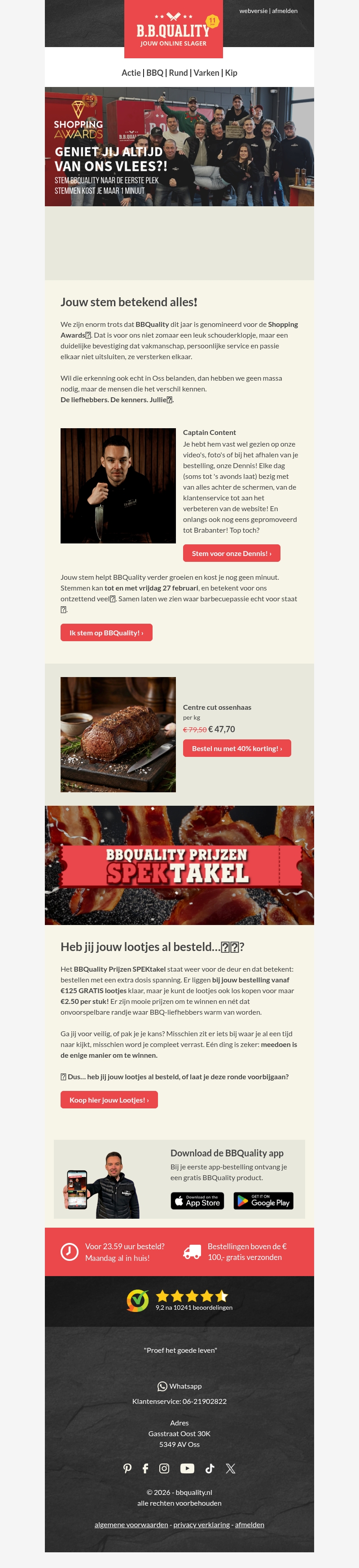 Jouw stem telt voor BBQuality❗ Jouw stem telt voor BBQuality❗