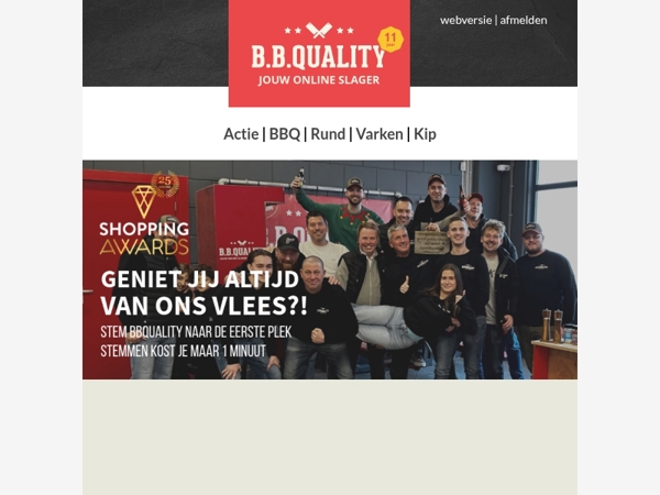 Jouw stem telt voor BBQuality❗