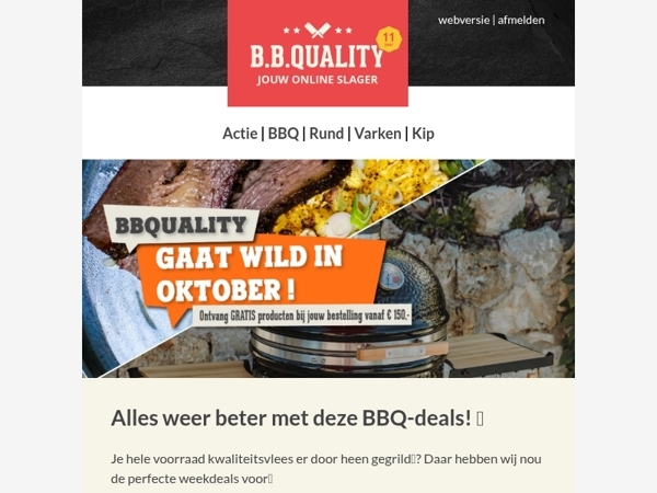 BBQ-deal om de week mee te starten❗| Kortingen tot wel 30%🔥!