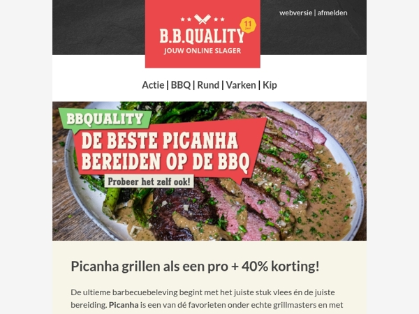 Picanha grillen met 40% korting🔥